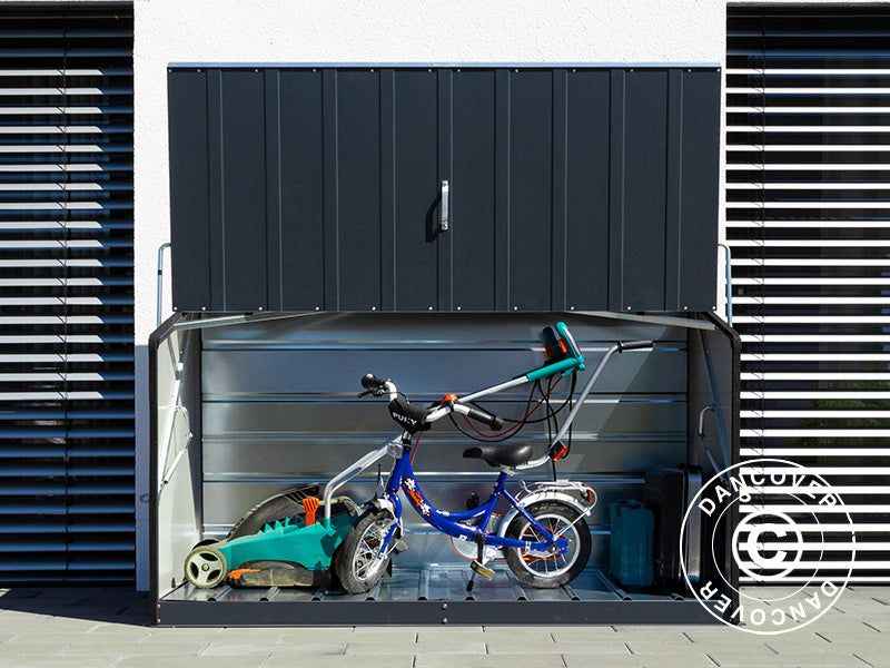 Rangement pour jardin, Storeguard, Trimetals, 1,96x0,89x1,13m, 1,74m², Anthracite