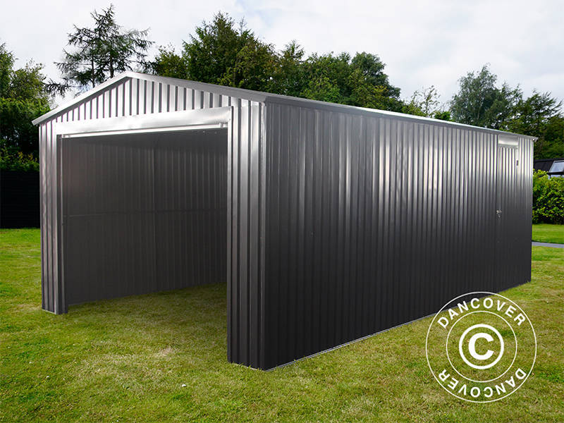 Metal garage 3.38x5.76x2.43 m, 19.47 m², ProShed®, Anthracite