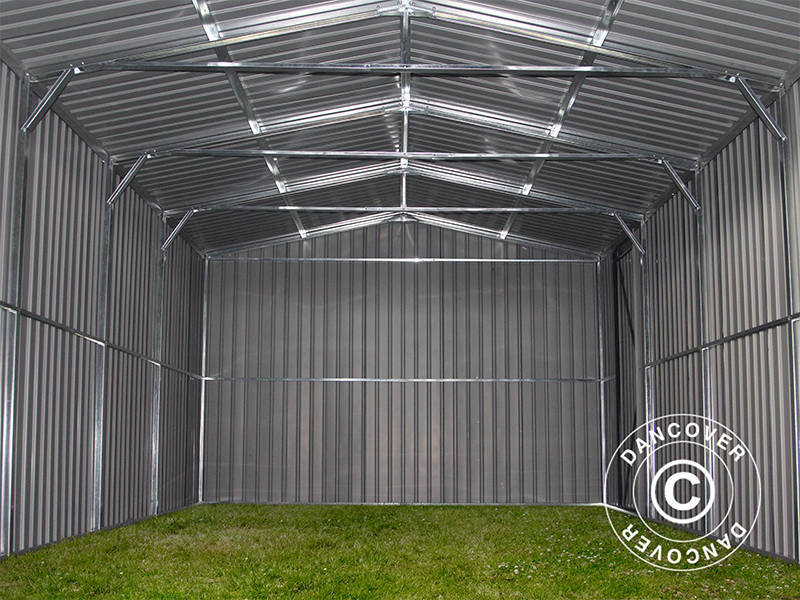 Metallgarage 3,38x5,76x2,43m, 19,47m², ProShed®, Anthrazit