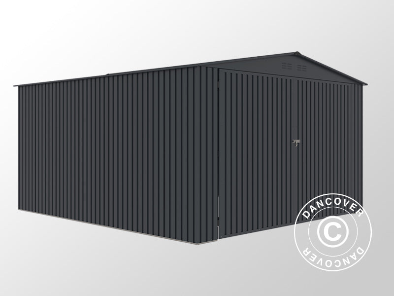 Metallgarage 3,8x4,8x2,32m, 18,24m², ProShed®, Anthrazit
