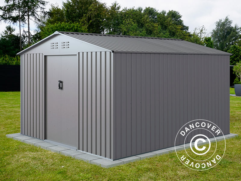 Garden Shed 2.77x3.19x1.92 m, 8.84m², ProShed®, Aluminium Grey