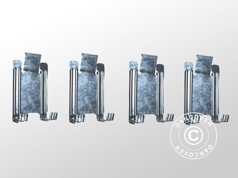 Ganci d’acciaio per casetta da giardino, ProShed®, 4pz