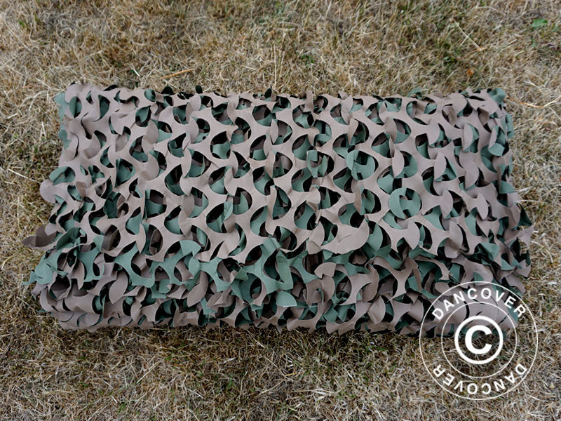 Camouflage net Woodland BASIC LIGHT, 1.4x3 m