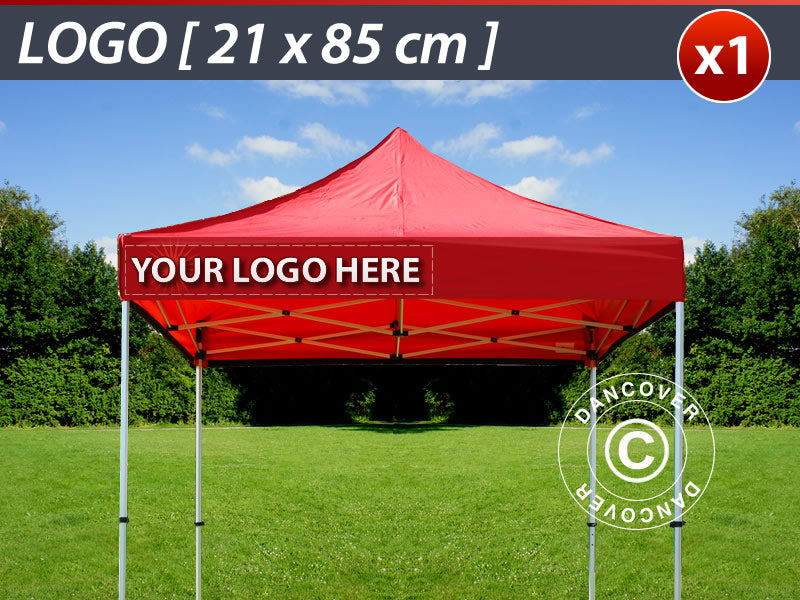 1 kpl. painotöitä 21x85cm FleXtents:sa, tasattu vasemmalle