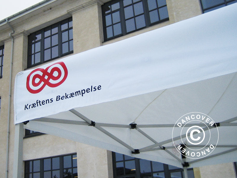 1 pc. valance print 21x150 cm on FleXtents, right-aligned