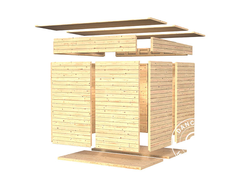 Wooden gazebo, Bertilo Garten Lounge 1, 2.26x2.34x2.32 m