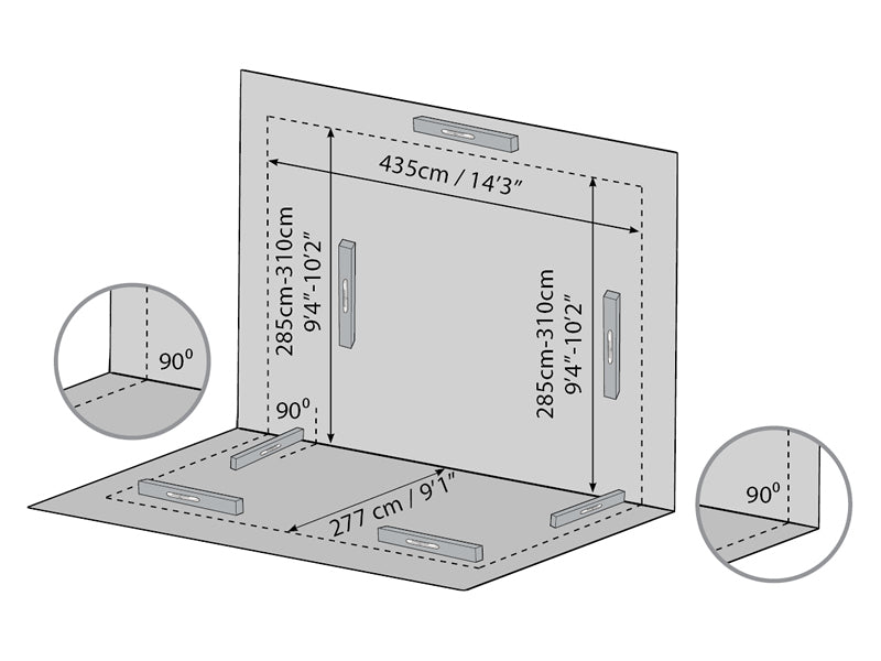 Conservatory SanRemo, Palram/Canopia, 3x4.25 m Anthracite