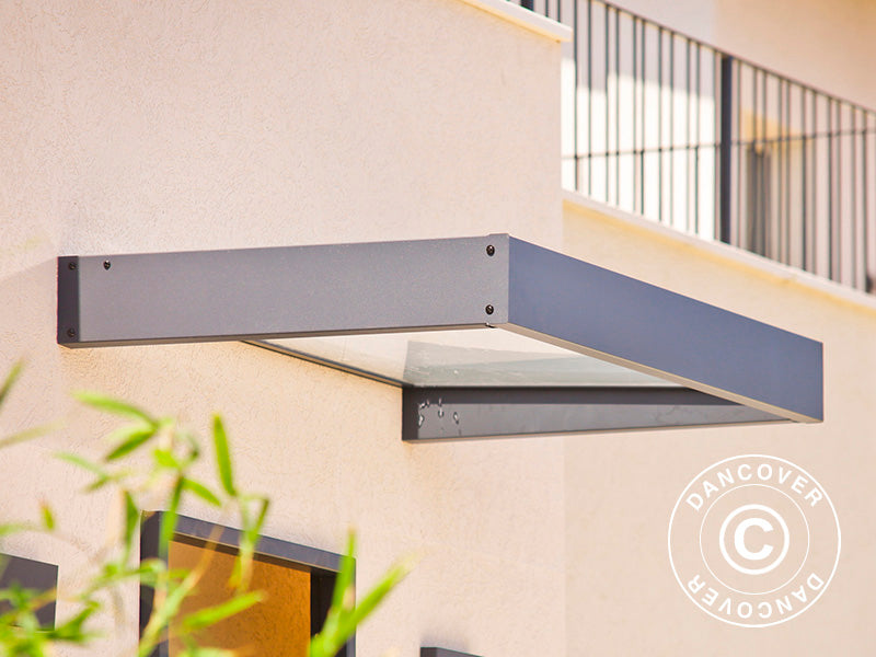 Canopy Sophia 1600, Palram/Canopia, 0.95x1.6x0.17 m, Dark Grey/Clear