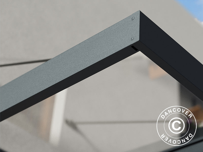 Canopy Door Cover 1,4x3,79m SOPHIA XL 4000 Dark Grey