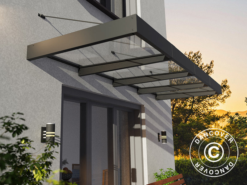 Canopy Door Cover 1,4x3,79m SOPHIA XL 4000 Dark Grey