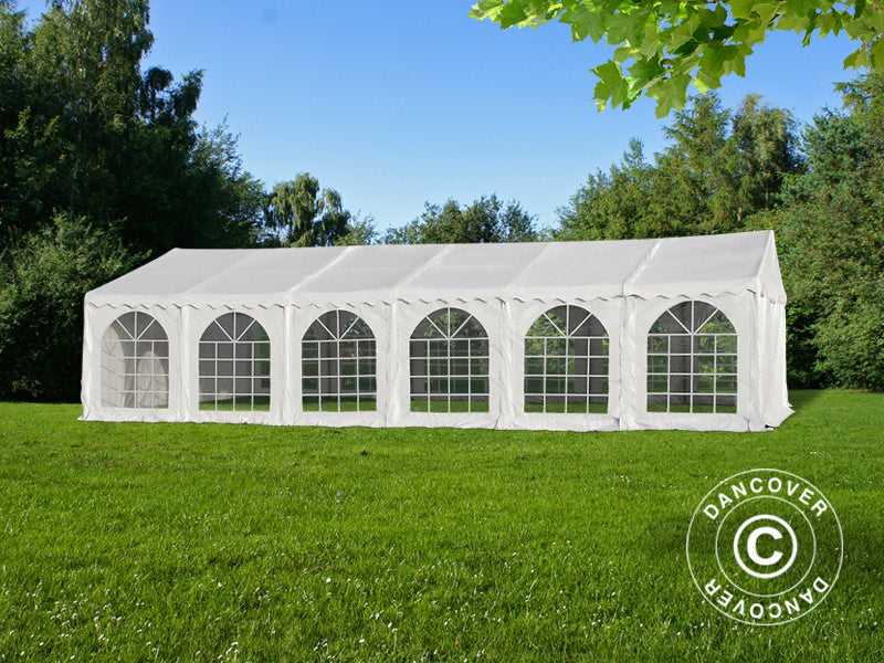 Carpa para fiestas, SEMI PRO Plus CombiTents® 900 6x12m, 4 en 1, Blanco