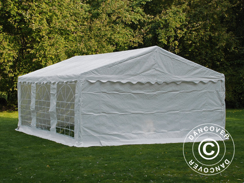 Partyzelt PLUS 5x6m PE 700, Weiß