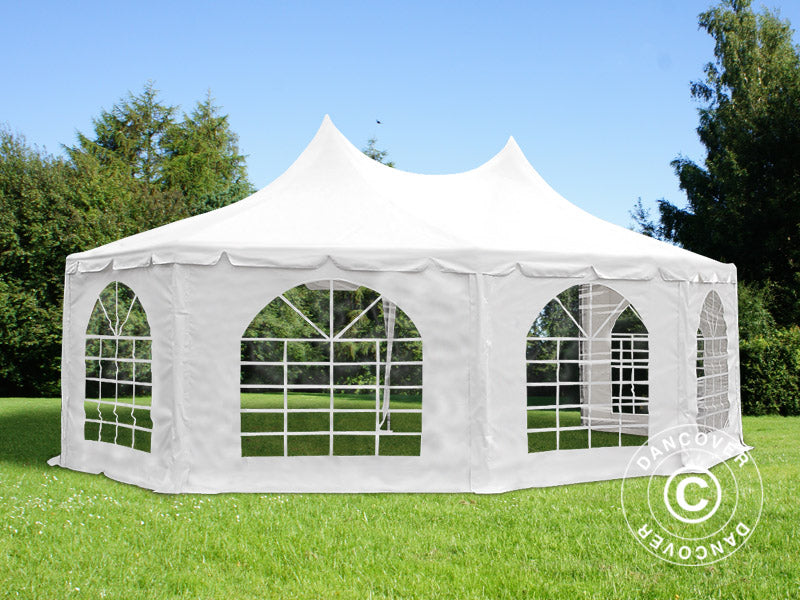 Achtkantiges Partyzelt Elegance PRO 6,8x5m, PVC