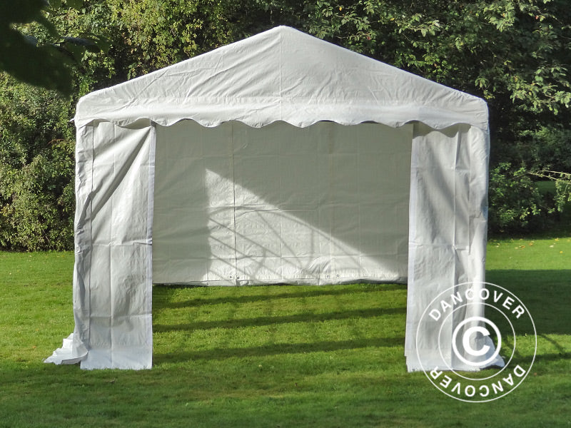 Tendone per feste PLUS 3x6m PE 700, Bianco