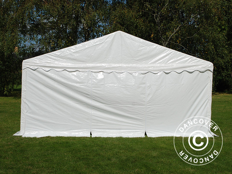 Partyzelt Original 5x6m PVC 900, Weiß
