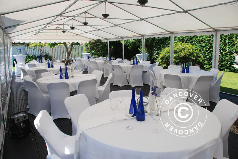 Partyzelt Exclusive 6x12m PVC 900, Weiß