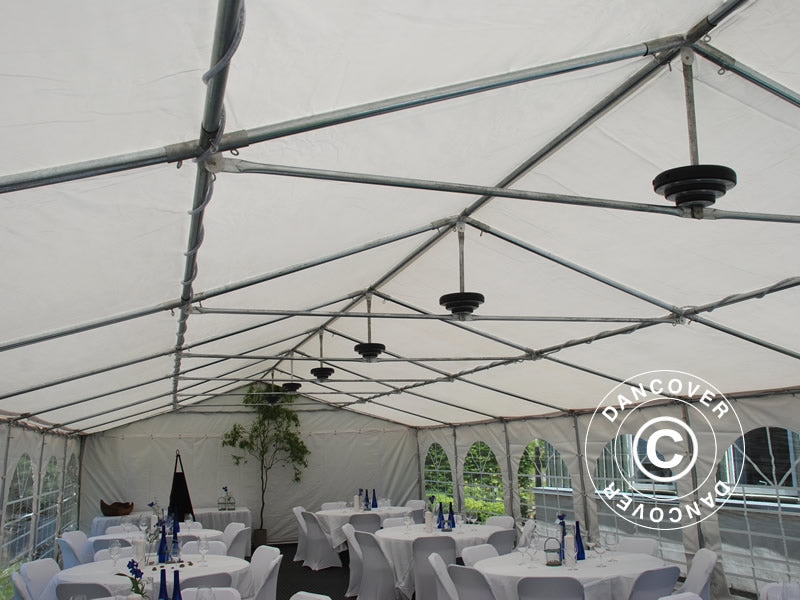 Partyzelt Exclusive 6x12m PVC 900, Weiß