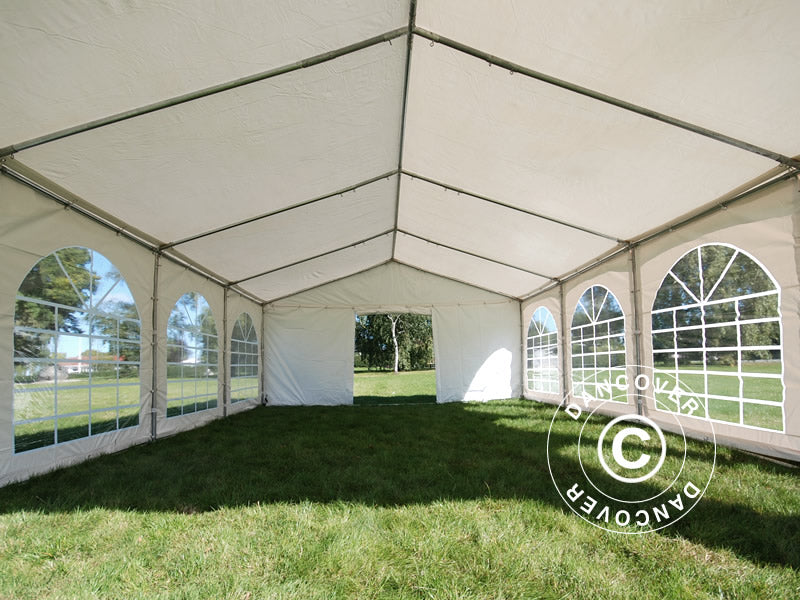 Tendone per feste Original 4x6m PVC 900, "Arched", Bianco