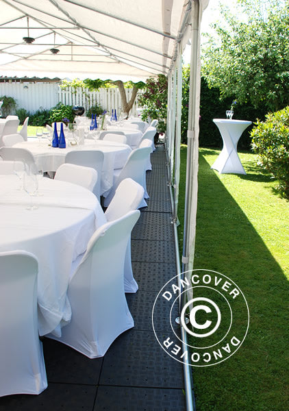 Carpa para fiestas, Exclusive CombiTents® 900 6x14m, 5-i-1, Blanco