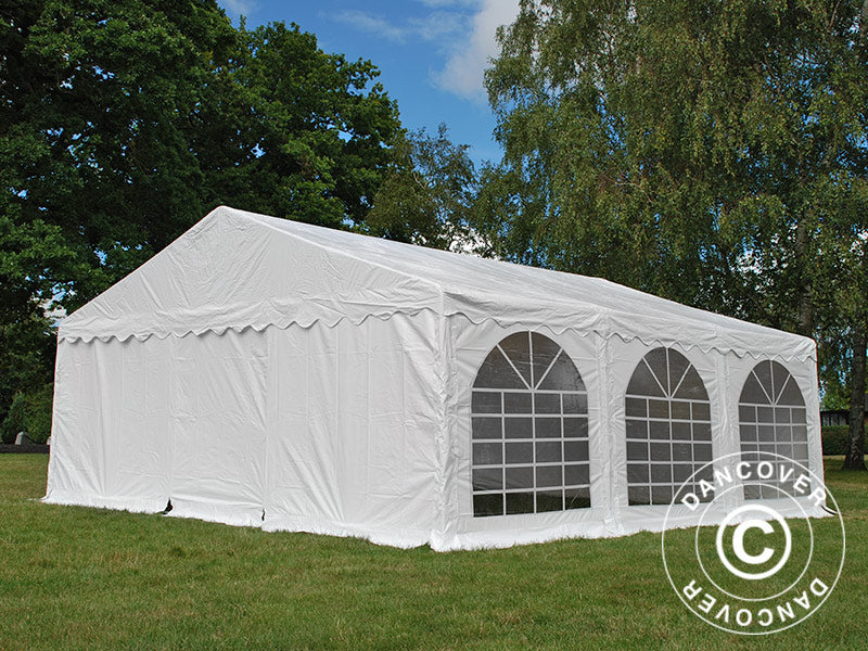 Partyzelt Original 6x6m PVC 900, Weiß
