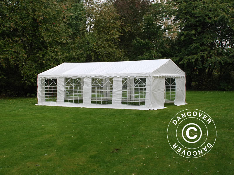 Marquee PLUS 5x8 m PE 700, White + Ground bar