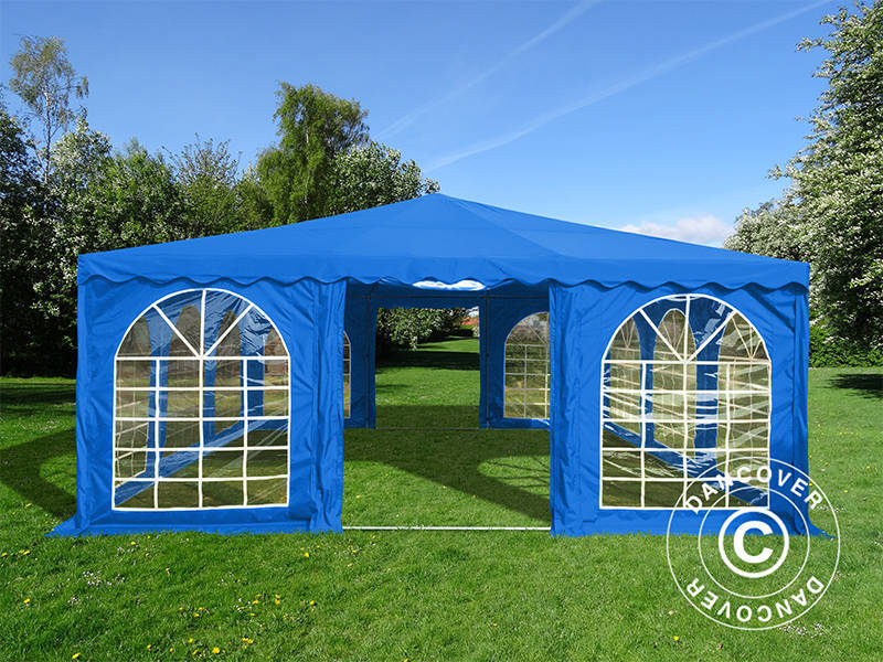 Partyzelt Pagoda UNICO 6x6m, Blau