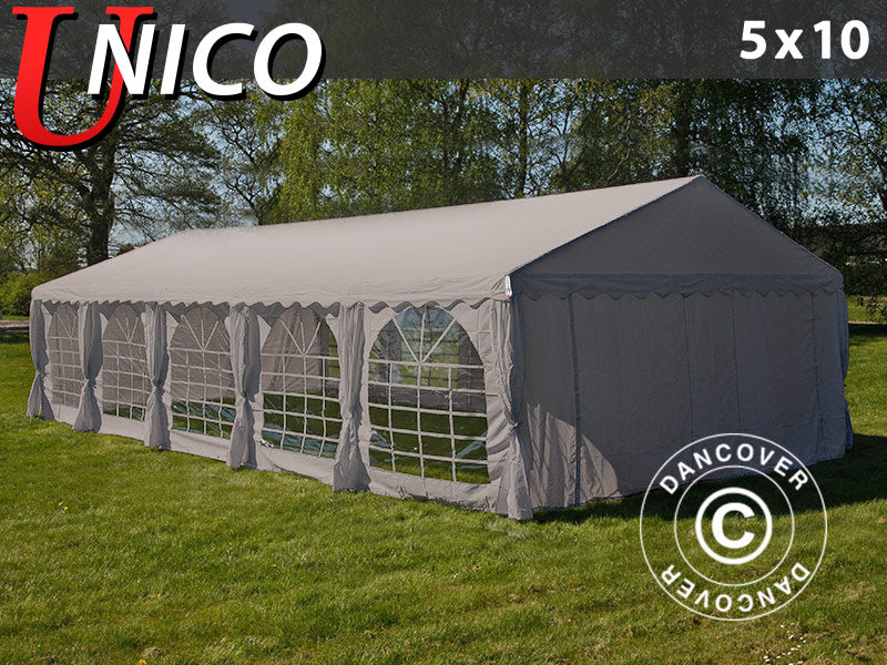 Partyzelt UNICO 5x10m, Sand