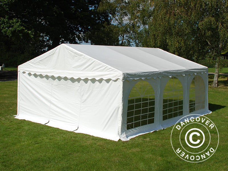 Partyzelt Original 4x6m PVC 900, Weiß