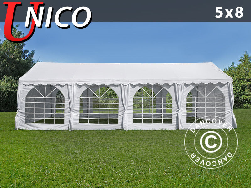 Marquee UNICO 5x8 m, White