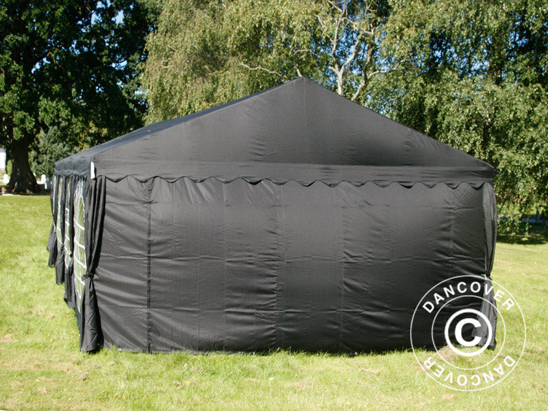 Partyzelt UNICO 5x8m, Schwarz