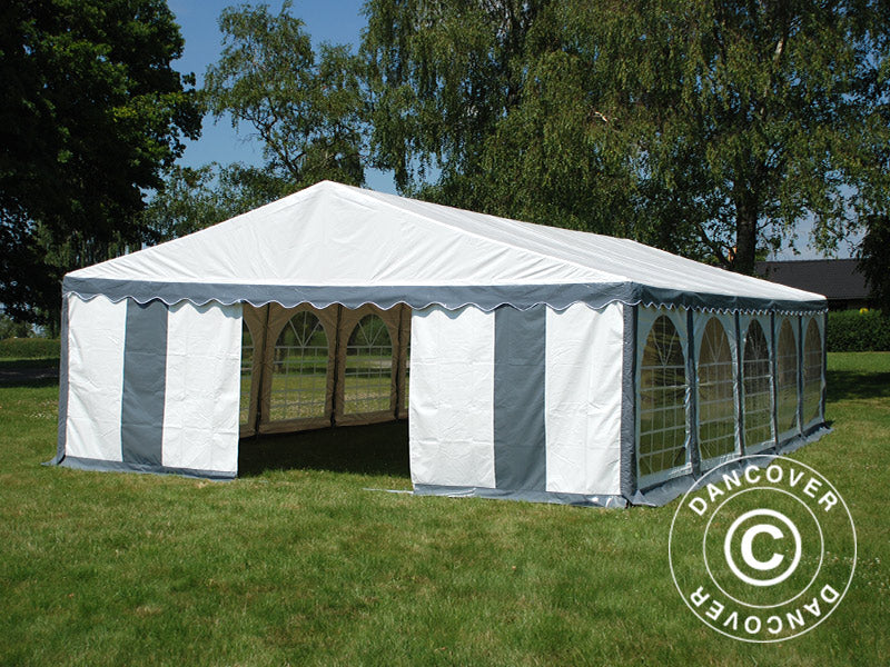 Marquee Exclusive 6x10 m PVC 900, Grey/White