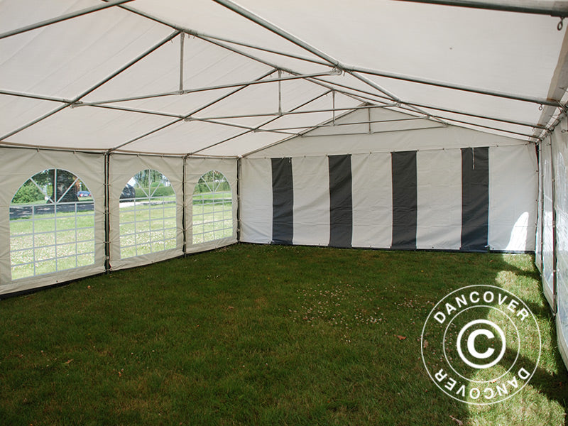 Marquee Exclusive 6x10 m PVC 900, Grey/White