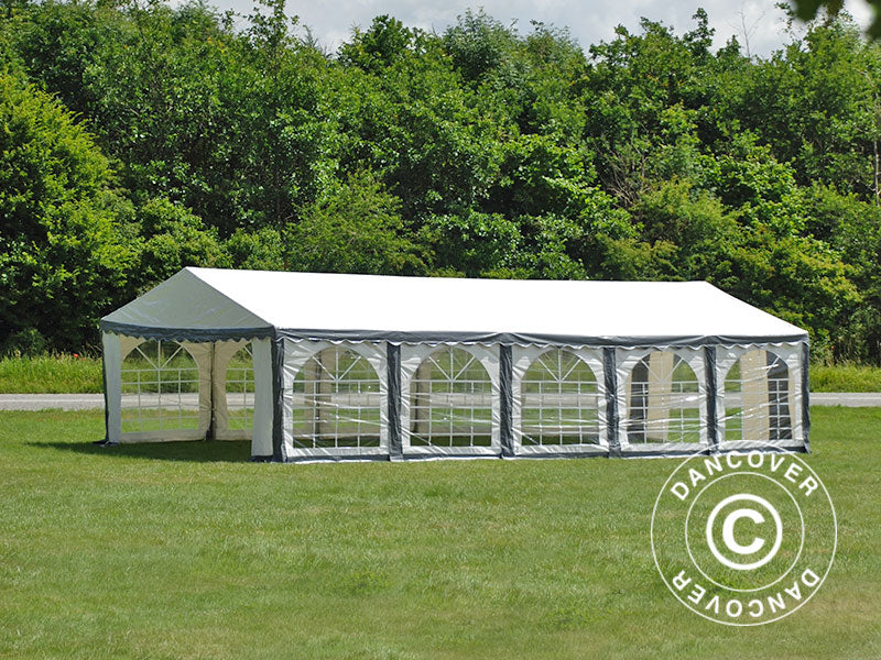 Marquee Original 4x10 m PVC 900, Grey/White
