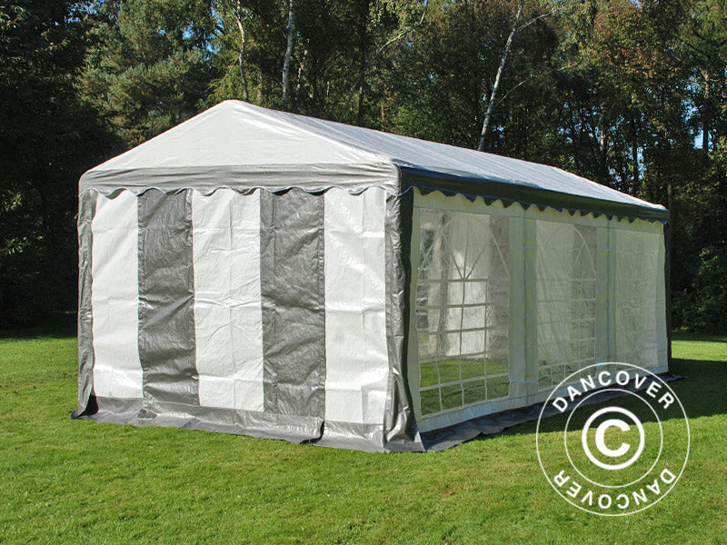Marquee PLUS 4x6 m PE 700, Grey/White