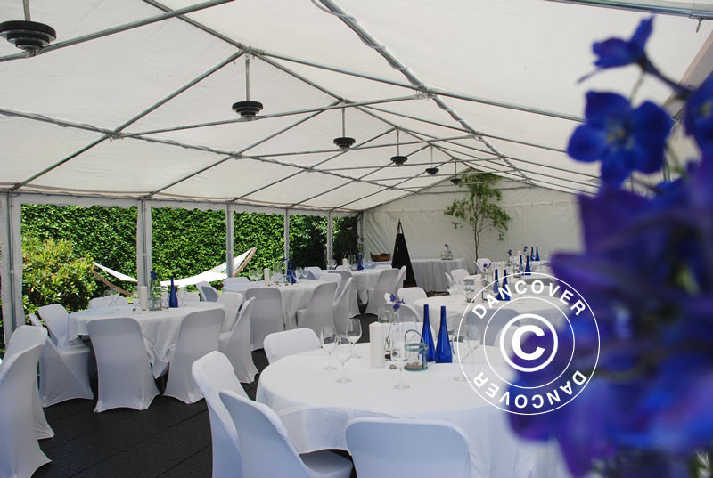 6x6m tendone per feste, PVC 750, telaio perimetrale, bianco | Leroy Merlin 6x6m tendone per feste, PVC 750, telaio perimetrale, bianco | Leroy Merlin