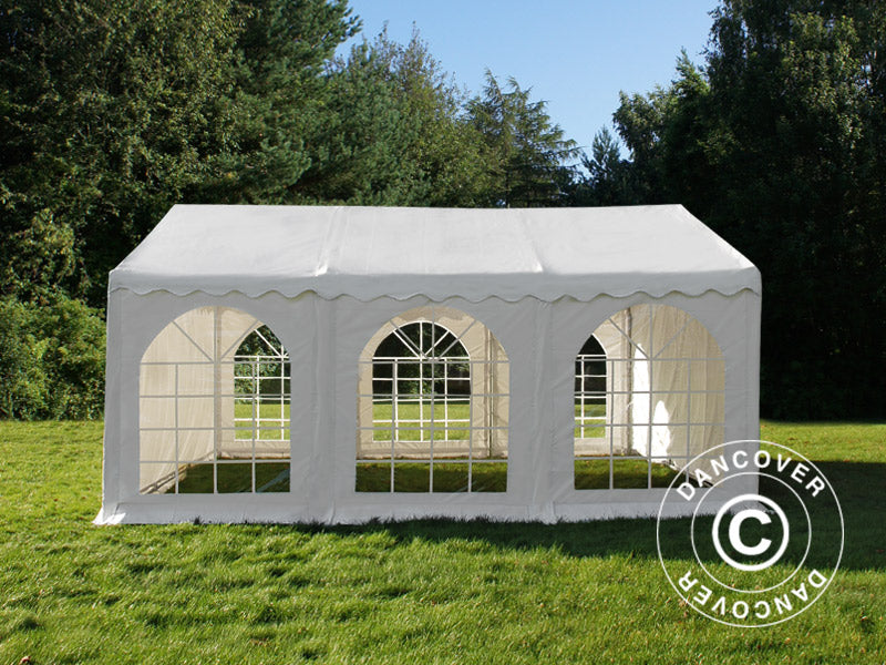 Carpa para fiestas, SEMI PRO Plus CombiTents® 900 8x16 (2,6)m, 6 en 1, Blanco