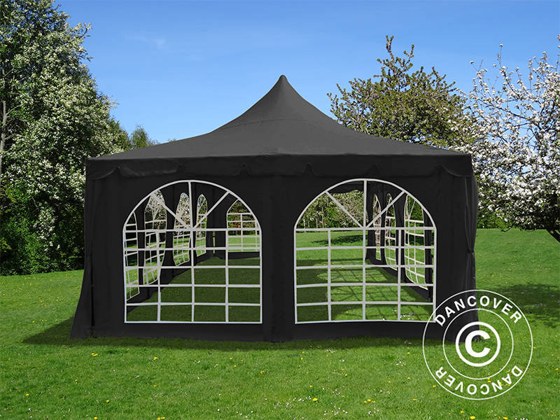 Marquee Pagoda 4x8 m, Black