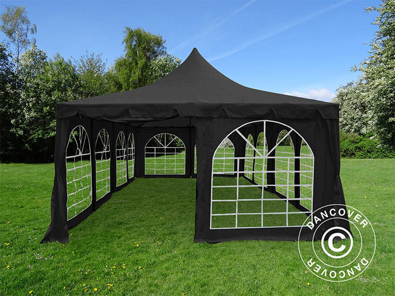 Marquee Pagoda 4x8 m, Black
