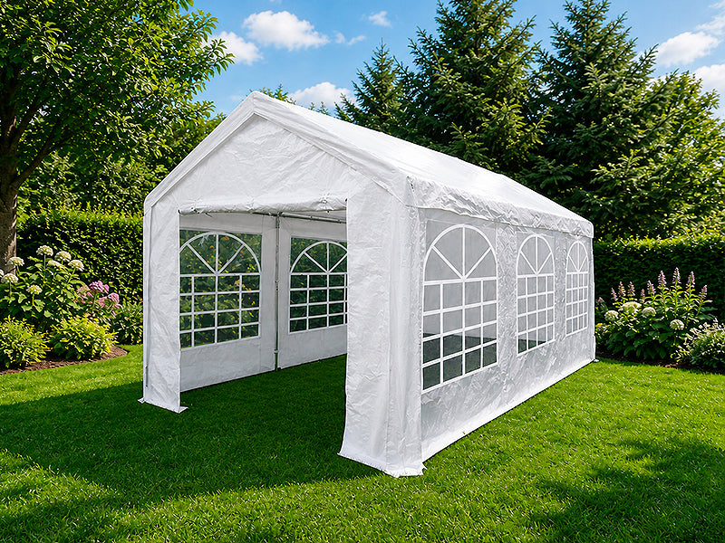 Partyzelt Basic 3x6m PE 500, Weiß – Jetzt kaufen bei Dancover