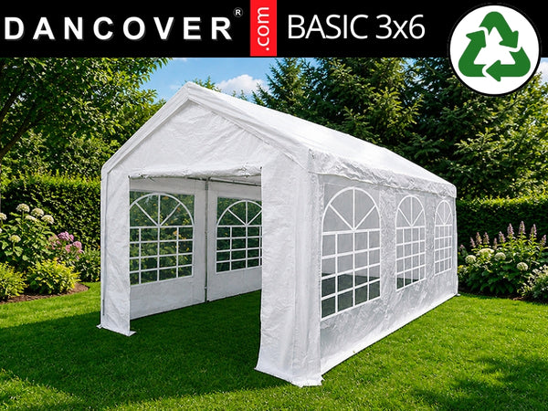 3x6 party tent Dancover Bioklimatisk Partytent 3x6m White – Order online