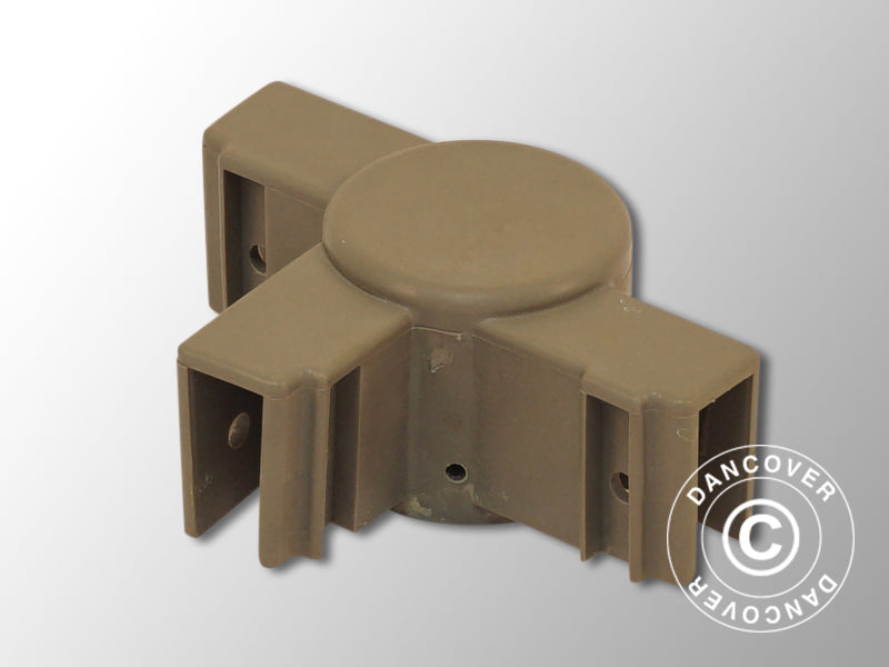 Top fitting for middle leg, Grey