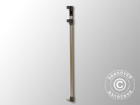 Complete corner leg 2.09/2.39 m, Grey fitting