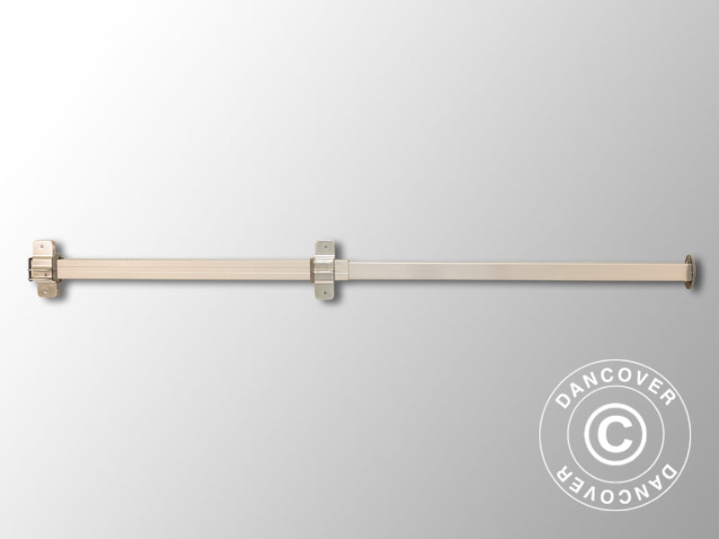 Complete roof pole 1.33 m, Grey fitting