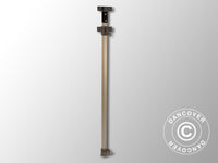 Complete middenstang 2,09/2,39m, Grijze fitting