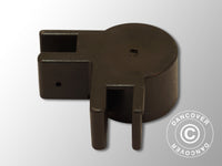 Topfitting voor hoekstang, Zwart