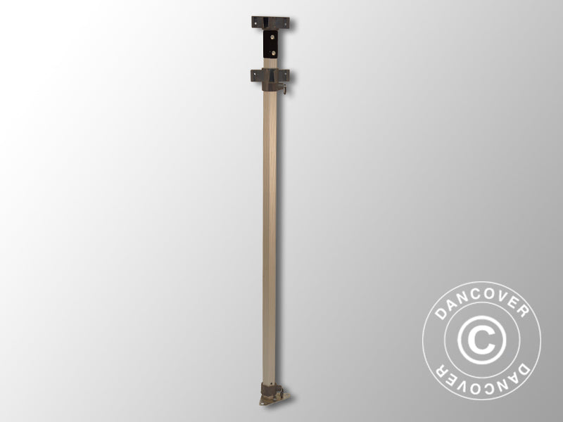 Pilna vidurinė koja 2,09/2,39m, Juoda tvirtinimo dalis