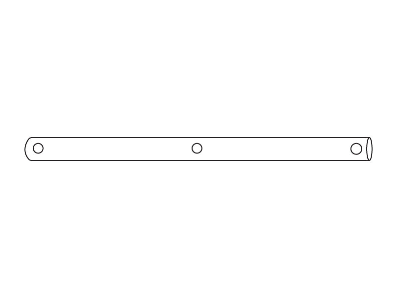 Frame pole, Ø50x1455 mm