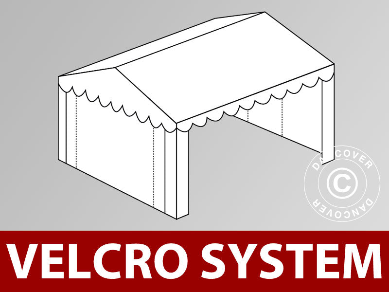 Krovni pokrov na Velcro-čičak za Plus šator za zabave 3x6m, Bijeli