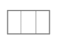 Bočna stranica s vratima za PartyZone Pagoda, 3m, Bijela