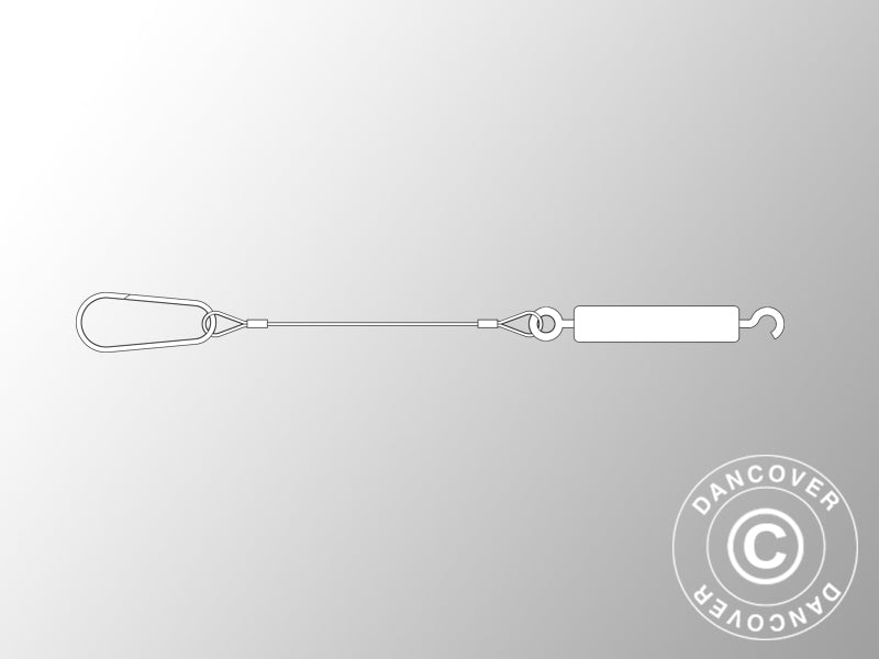 Vielų rinkinys su kabliu, Ø3x5520mm